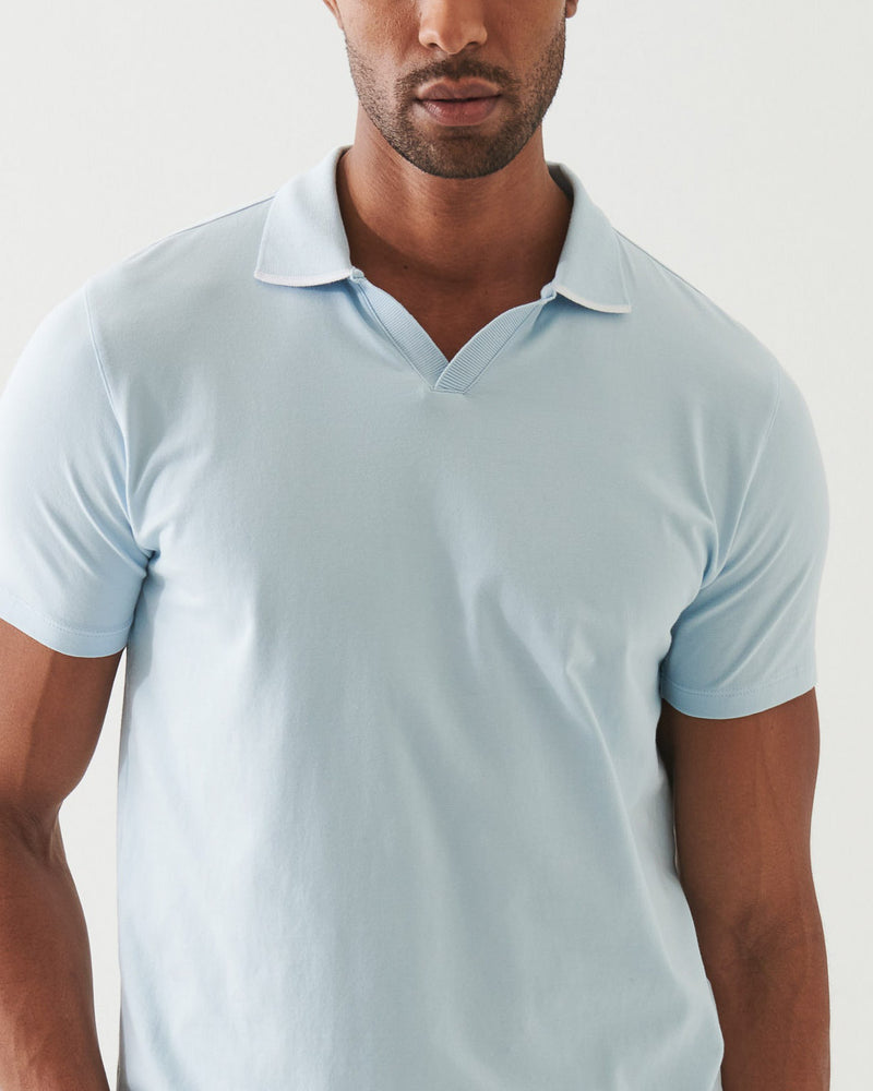 Stretch Tipped Open Polo