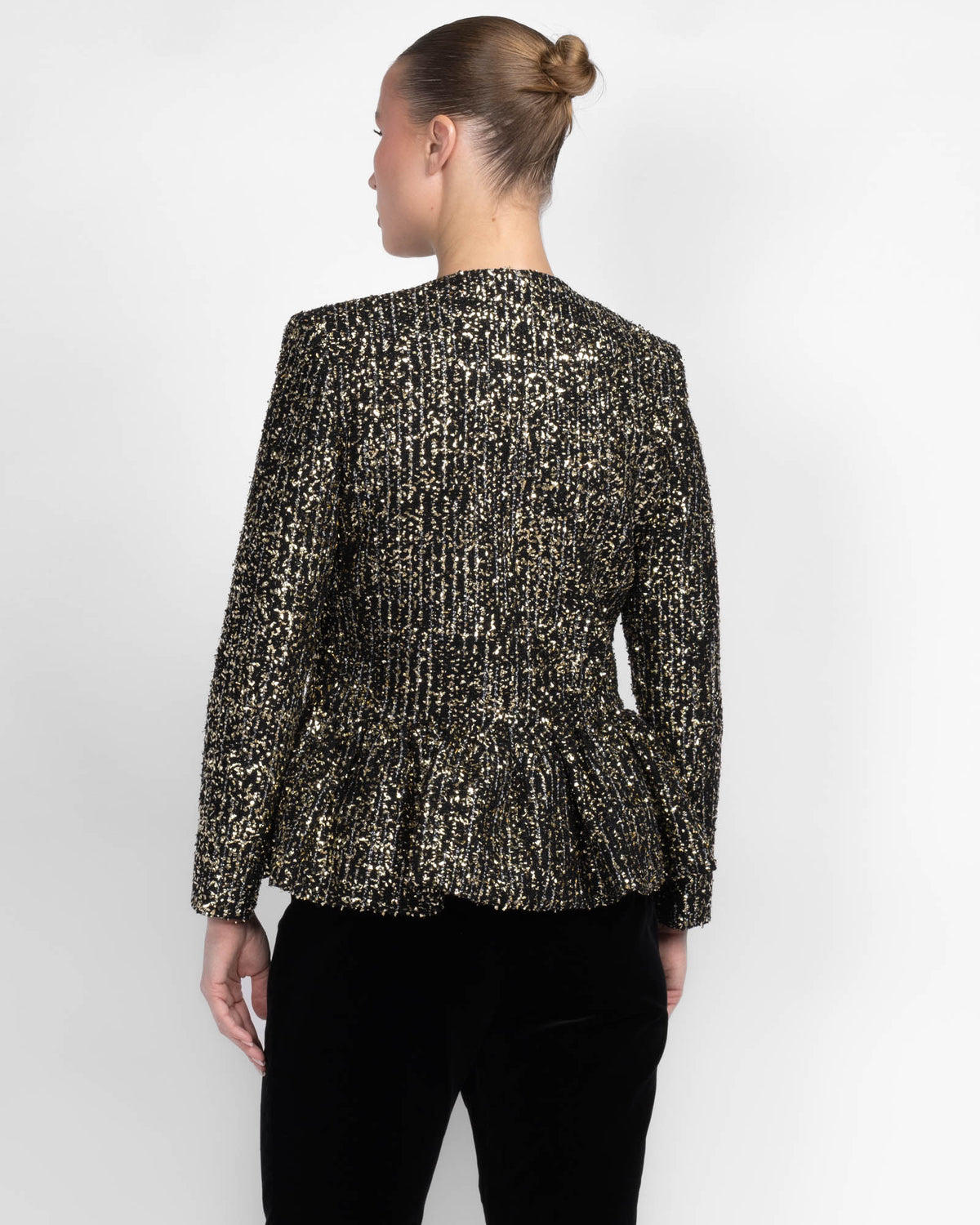 Bead Peplum Jacket