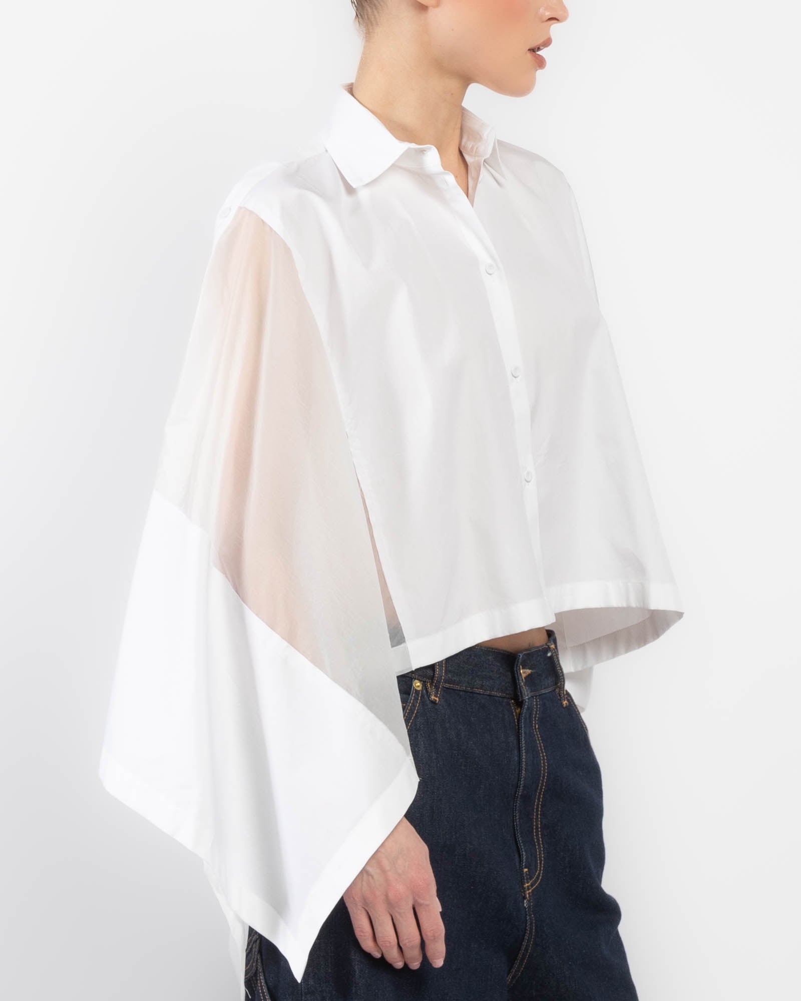 Chemise surdimensionnée à manches ouvertes