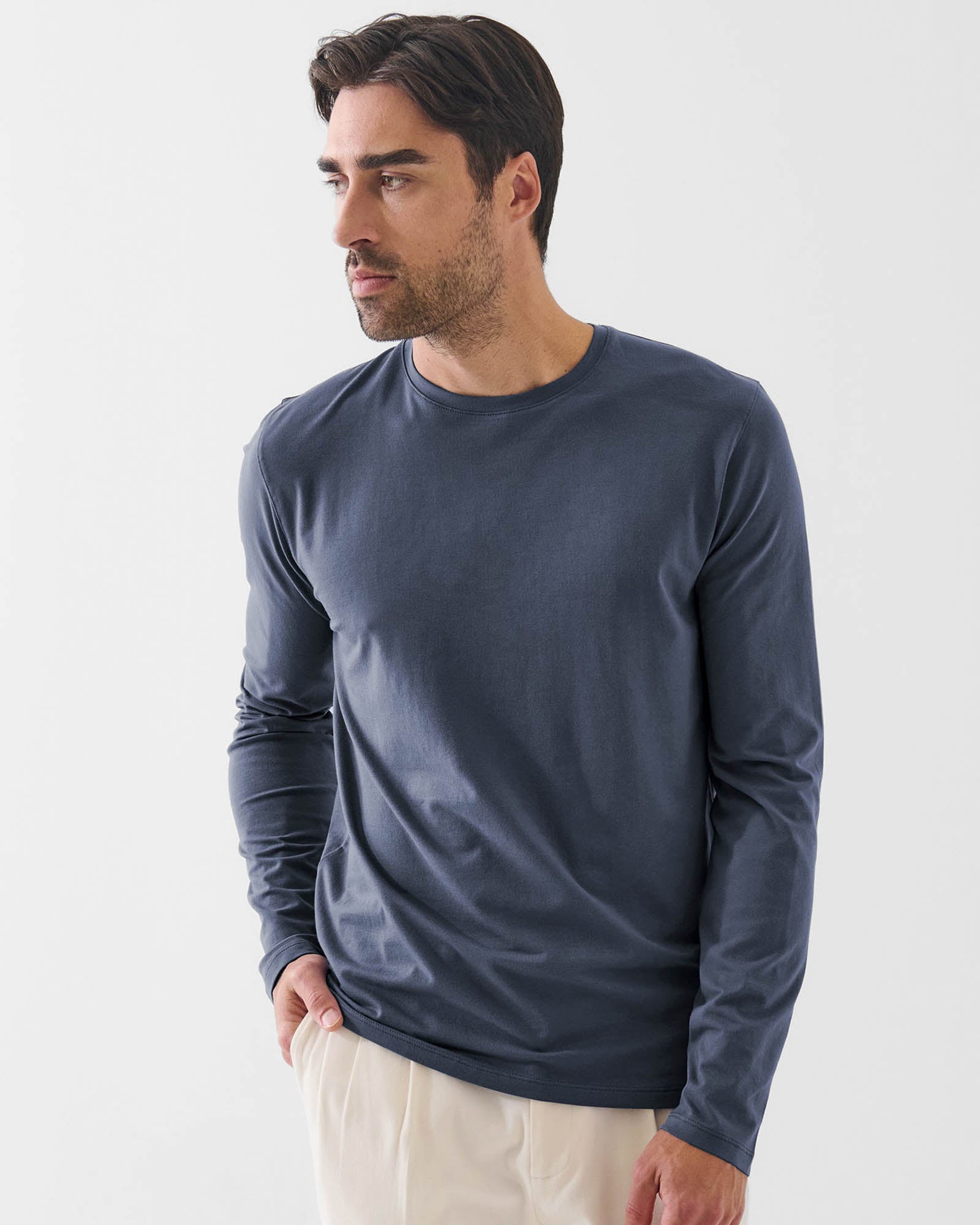 Long Sleeve Iconic Crew T-Shirt