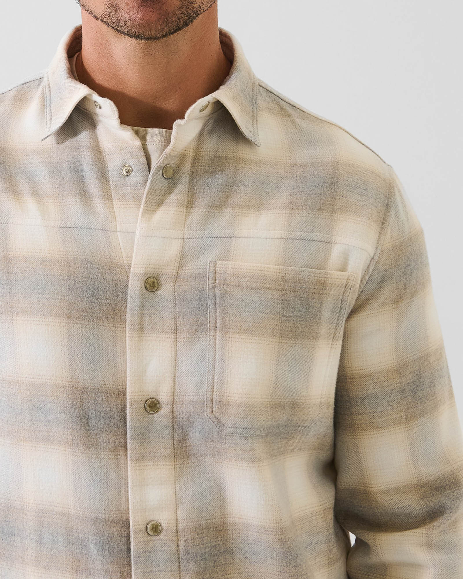 Flannel Plaid Overshirt