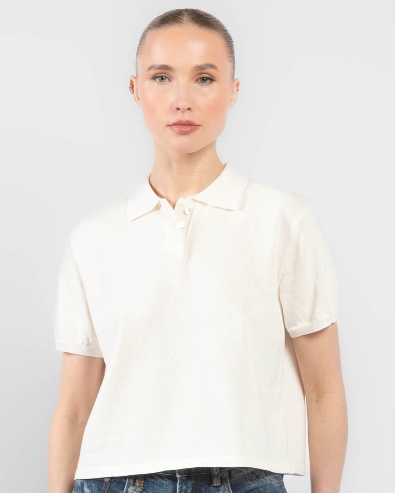 Cotton Polo Top