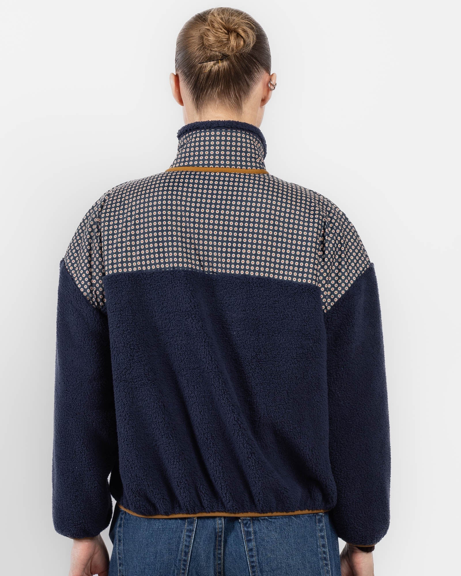 Pull zippé à imprimé mixte Terrain