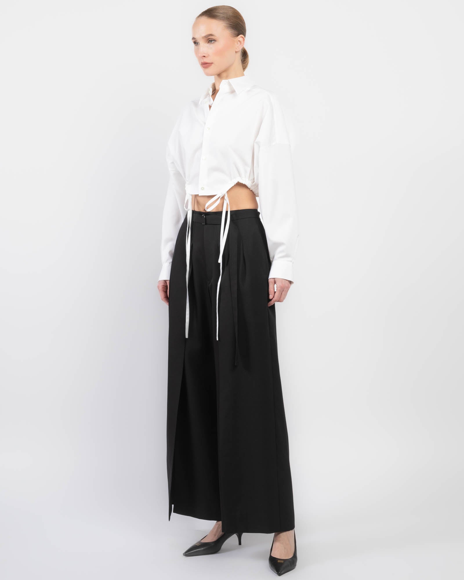 Slit Wide Pants