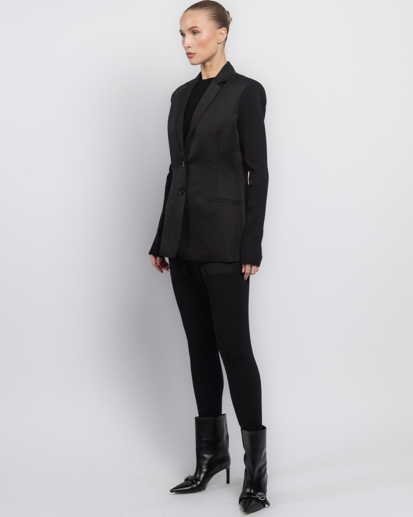 Veste côtelée hybride