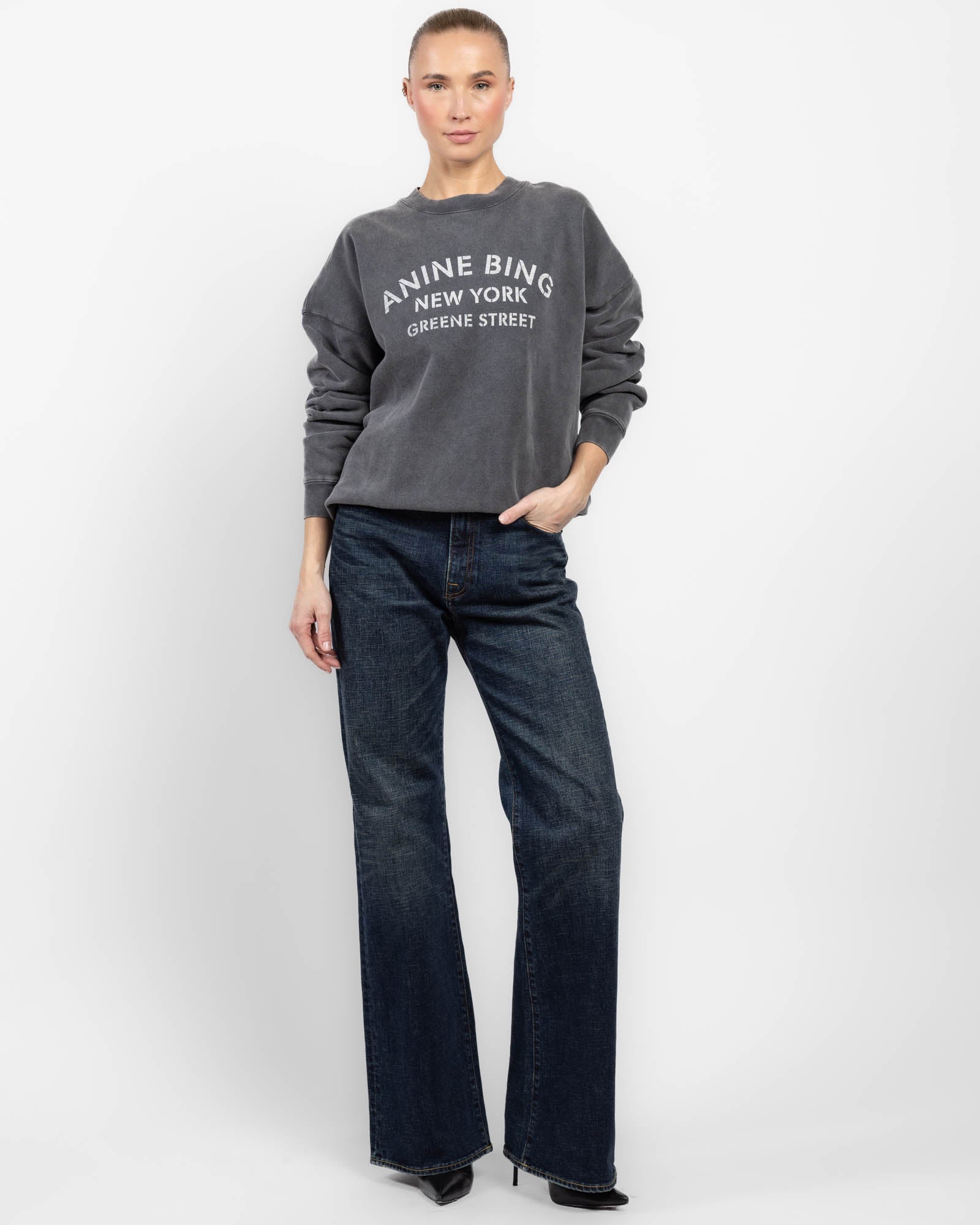 ANINE BING Miles NY Sweatshirt