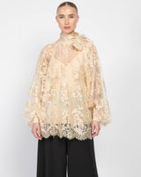 Illustration Lace Blouse