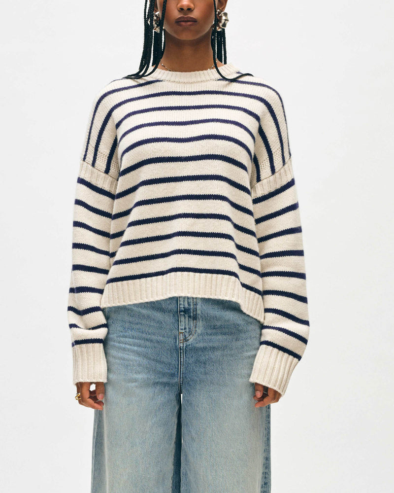 Stripe Crewneck