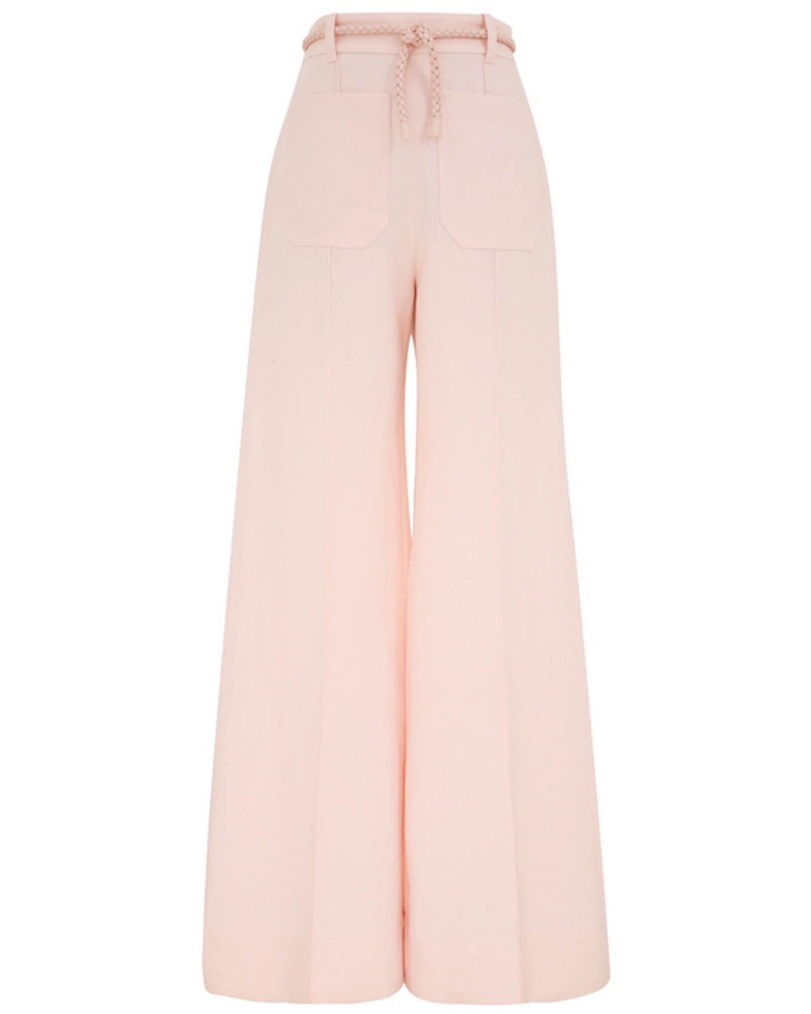 Pantalon évasé en lin