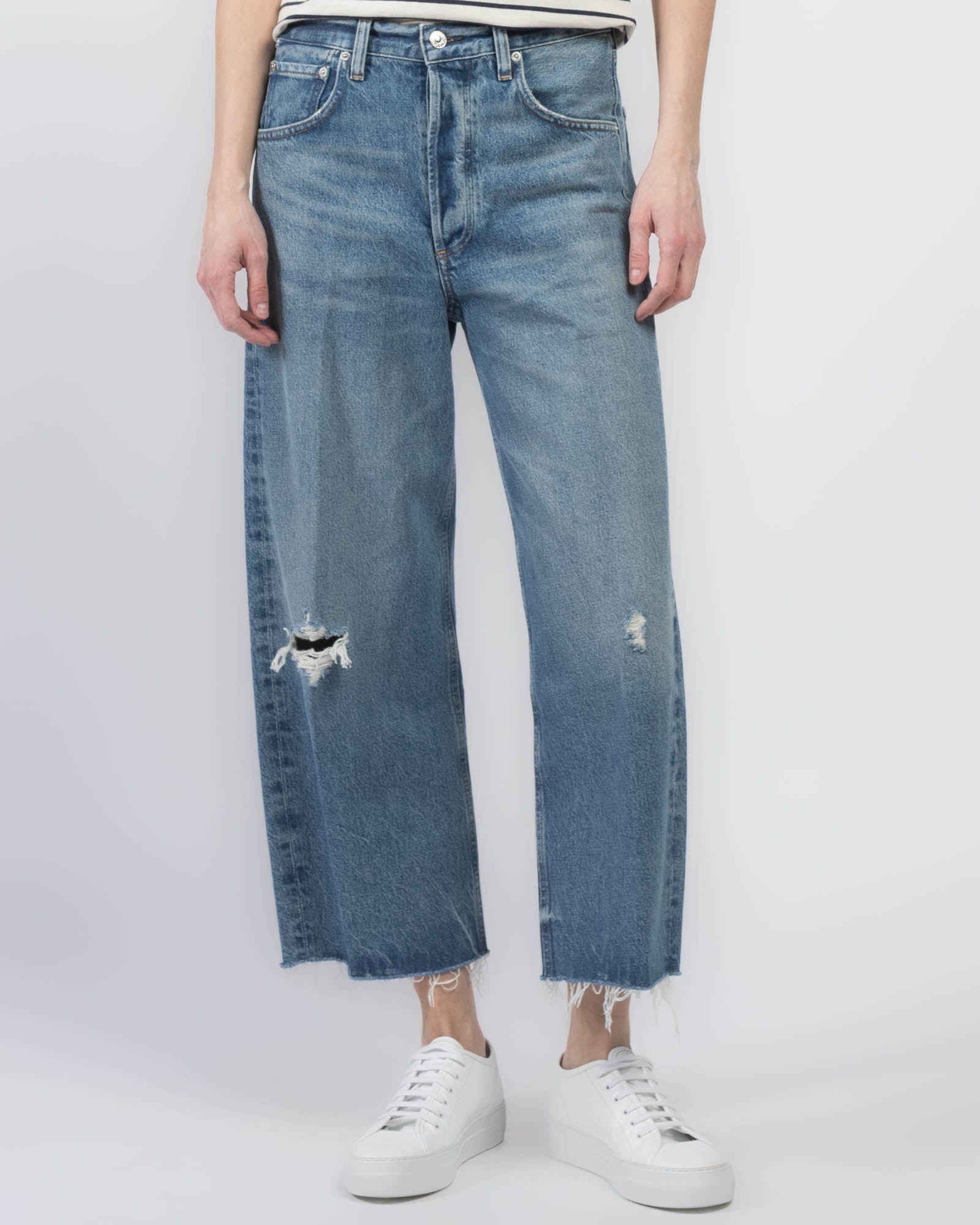 Ayla Raw Hem Jeans