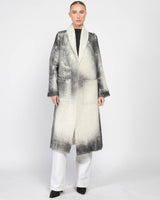 Marmo Effect Long Coat