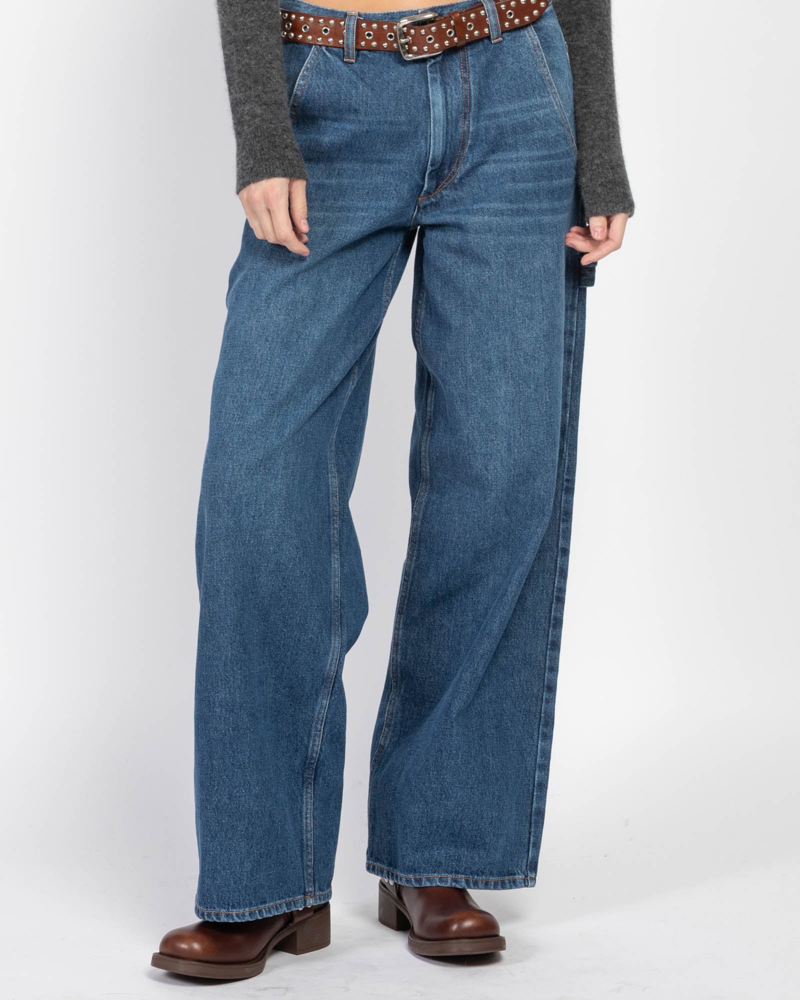 デニム・ジーパン ISABEL MARANT ETOILE FW25 Trousers (25APA0561FA C3B01E01BK) ISABEL MARANT ETOILE Solene Jeans | TNT - The New Trend