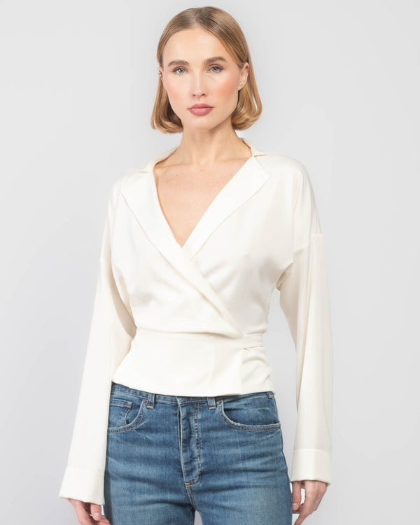 Fluid Crepe Blouse