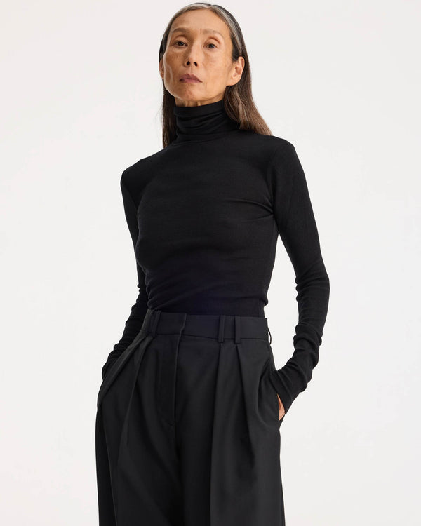 Fine Wool Turtleneck Sweater