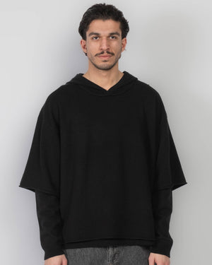 Sweat à capuche double couche