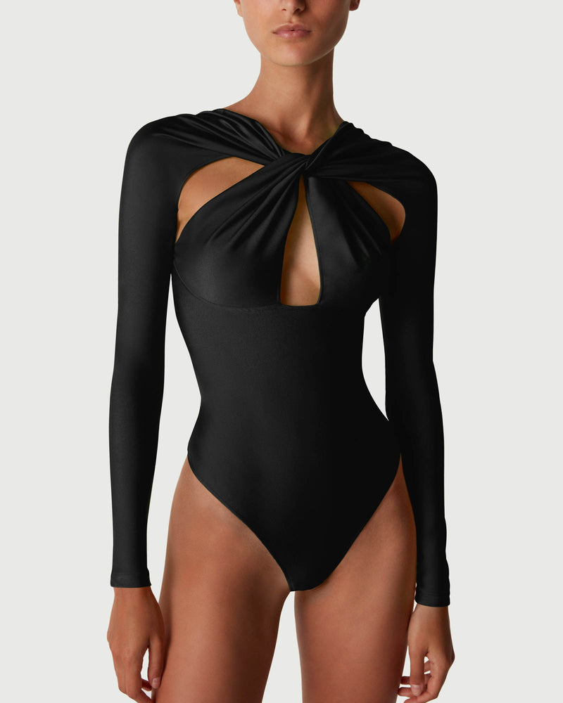 Twisted Cut Out Bodysuit