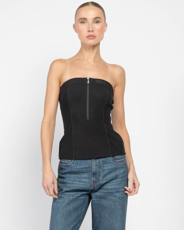 Bustier Open Back Top