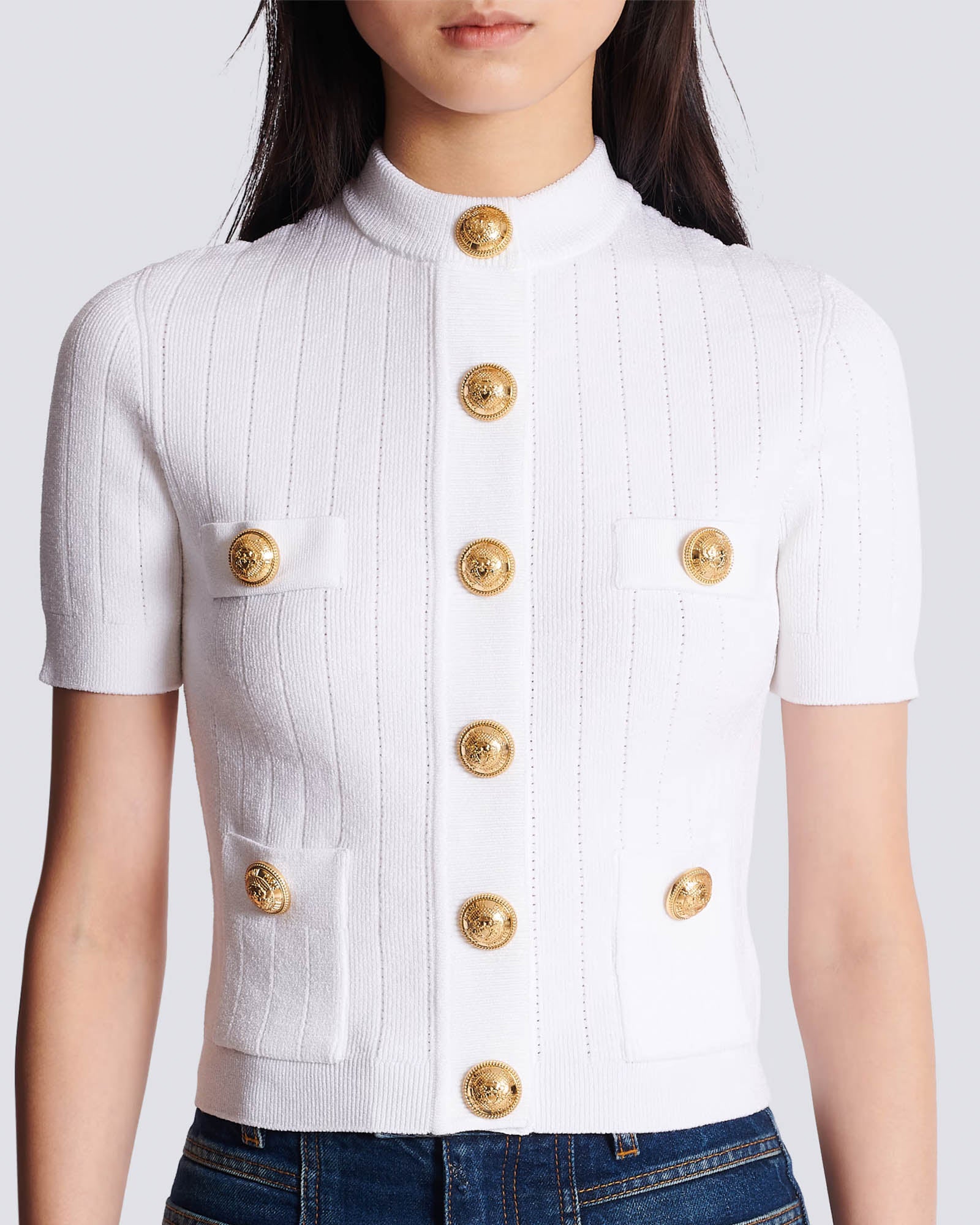 4 Pockets Knit Cardigan