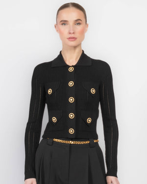 4 Pockets Knit Cardigan