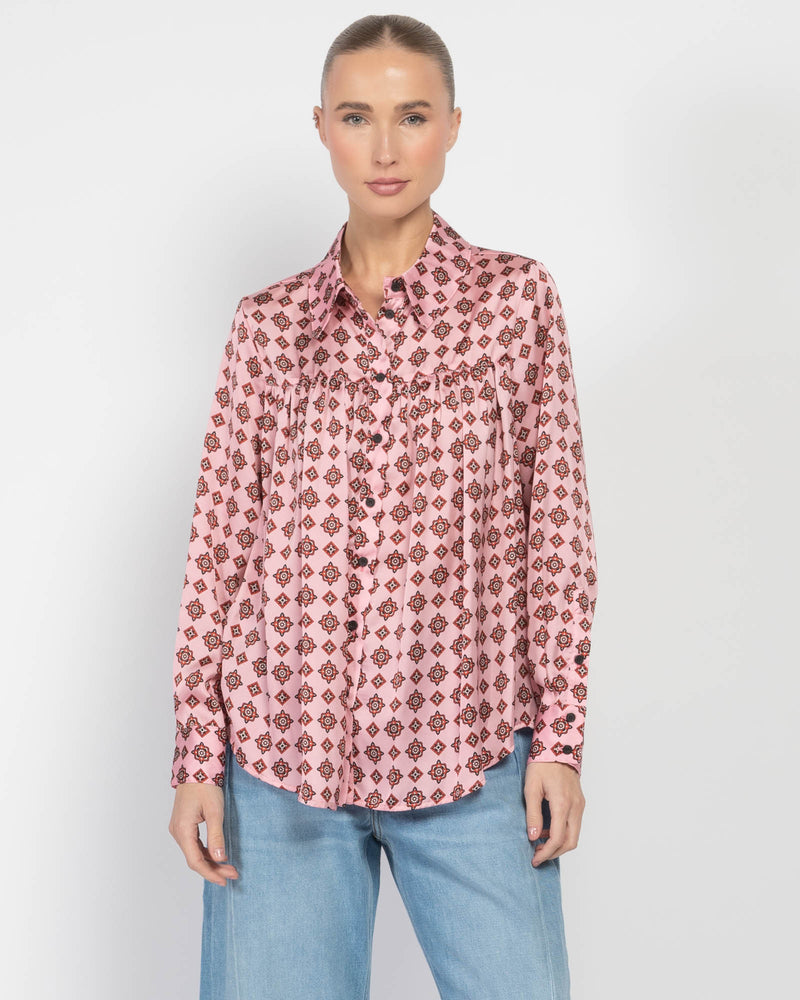 Classic Shirred Blouse