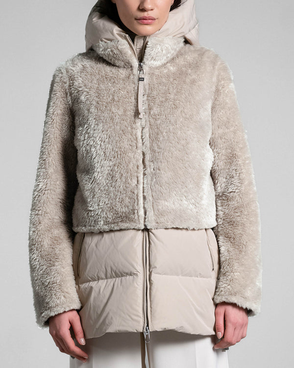 Flake Shearling Coat