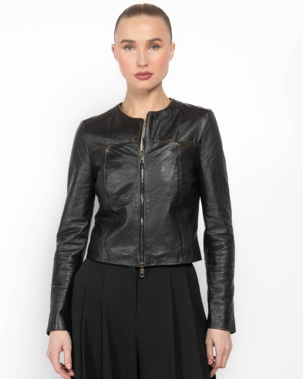 Leather Jacket FANGO XS