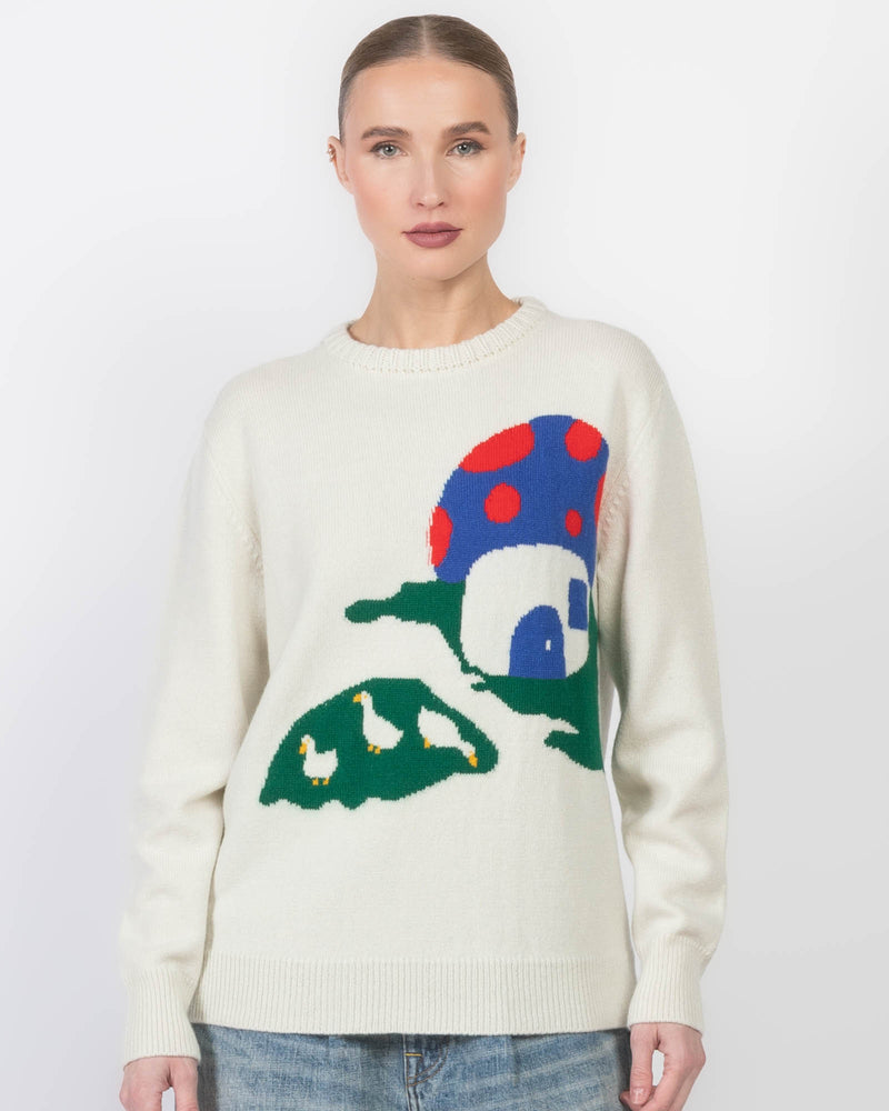 Mushroom and Duck Sweater