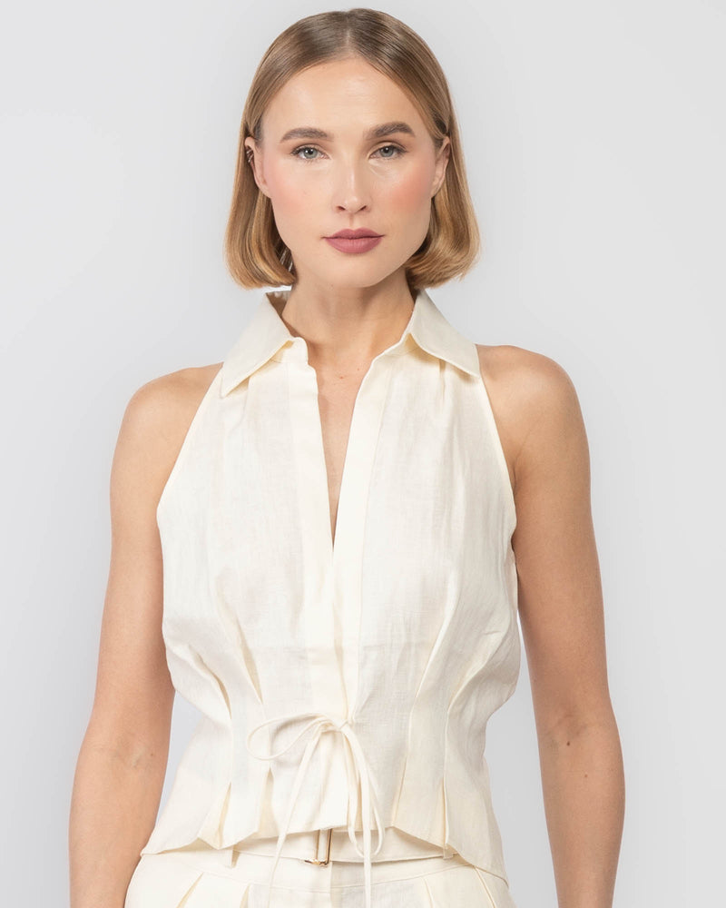 Sloan Linen Vest