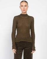 Mesh Lace Turtleneck