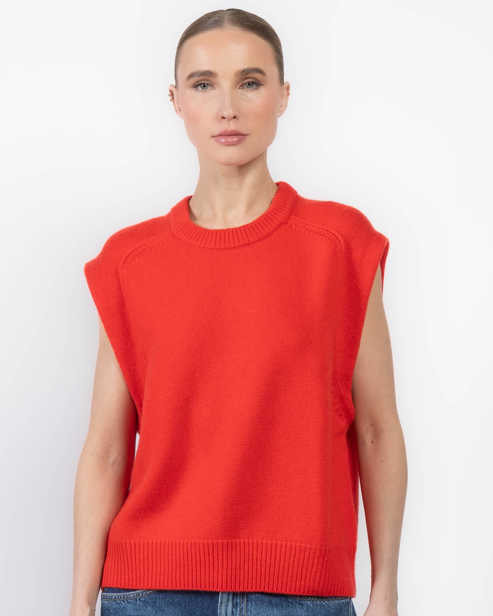 Sleeveless Boxy Top