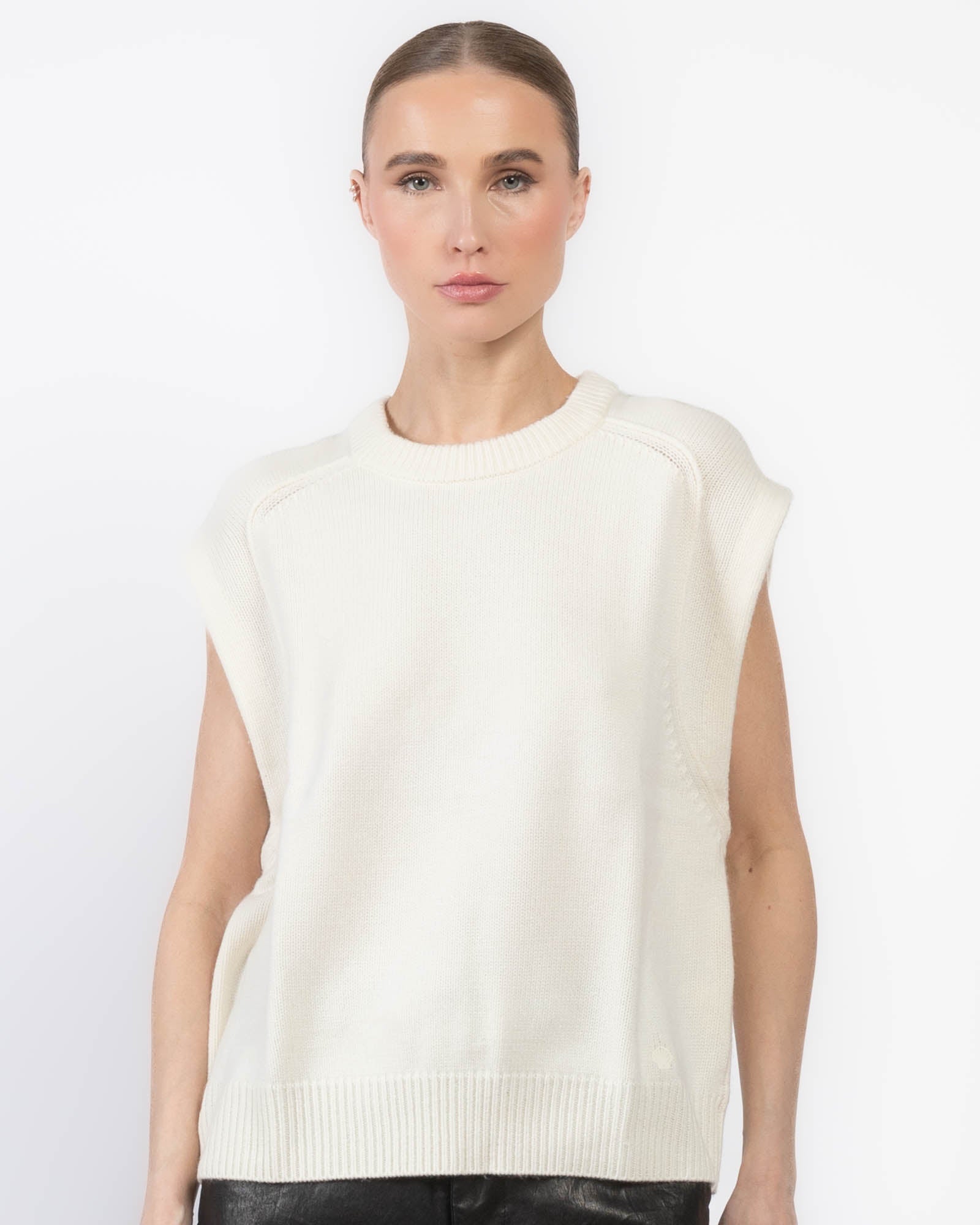 Sleeveless Boxy Top