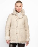 Milky Way Shearling Coat