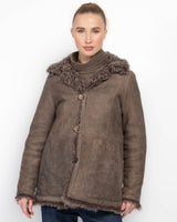 Milky Way Shearling Coat