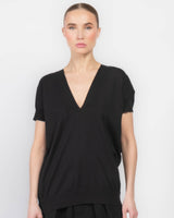 V-Neck Knit Tee