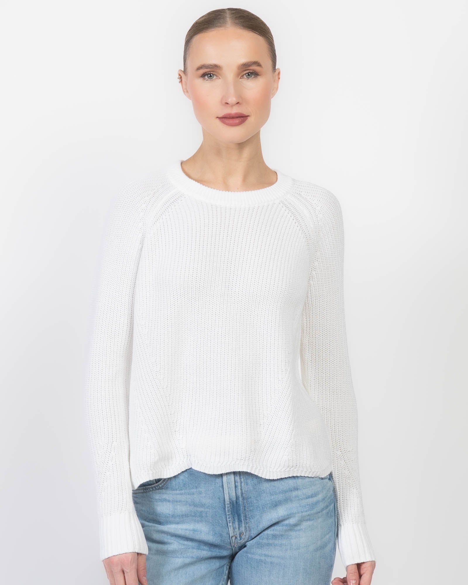 Scallop Shaker Sweater