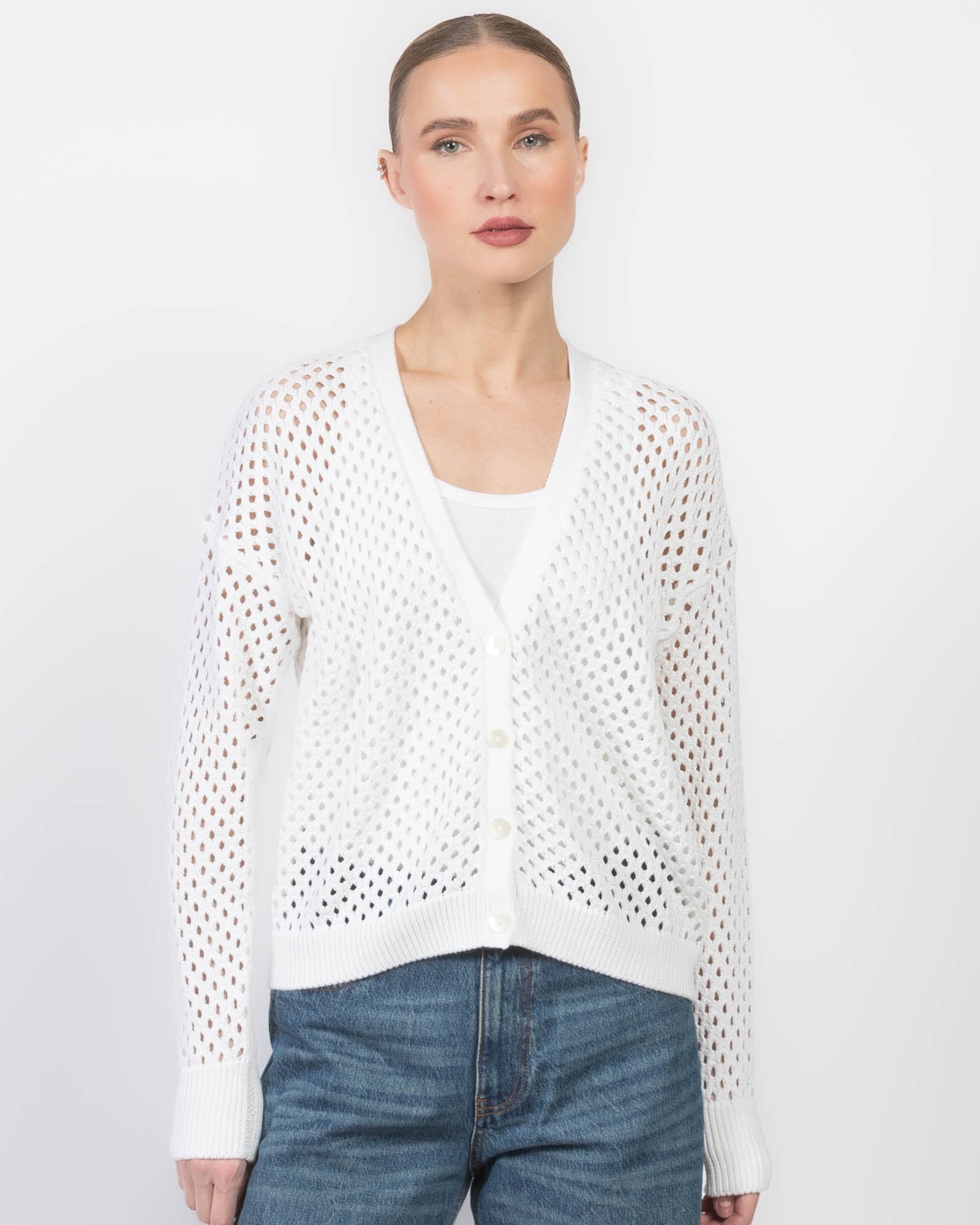 Mesh Cardigan