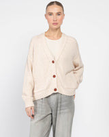 Crop V-Neck Cardigan