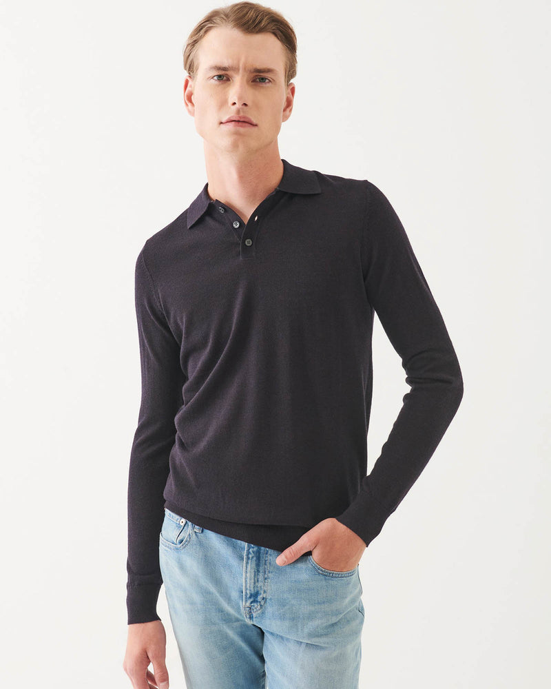 3 Button Polo Sweater