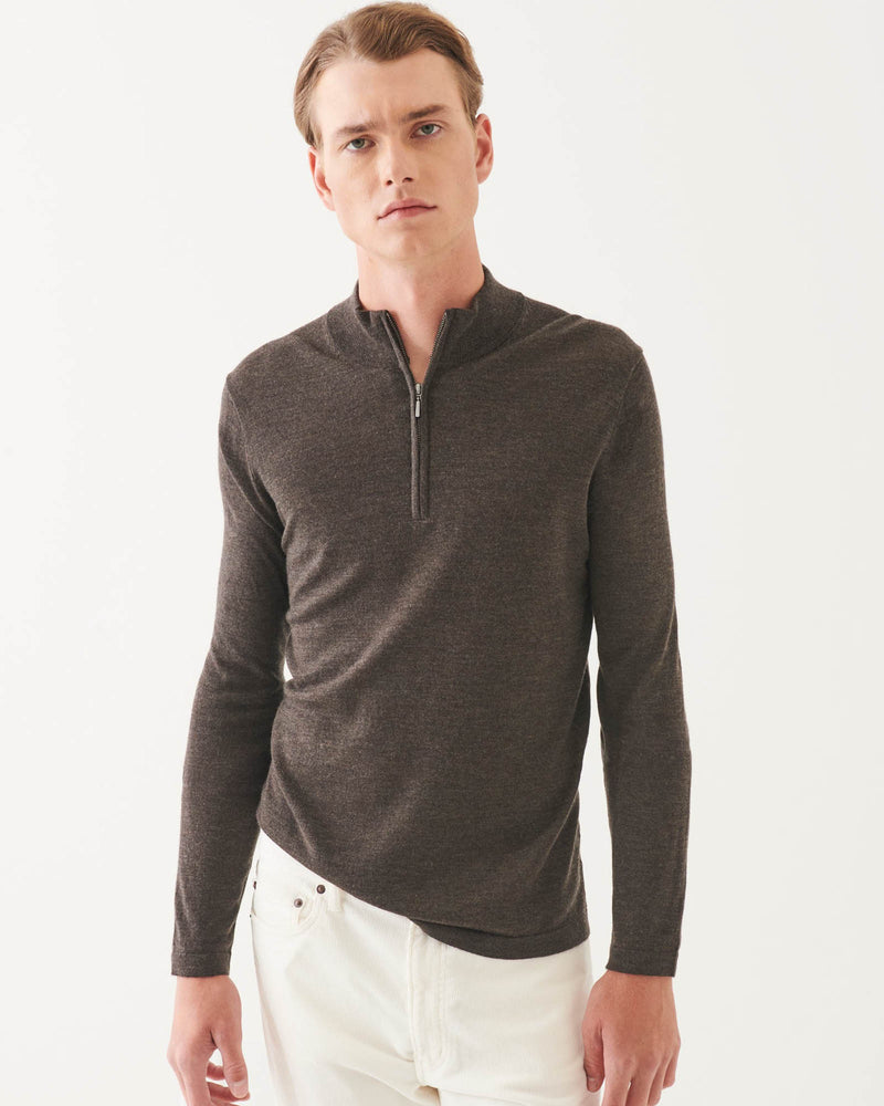 1/4 Zip Mock Sweater