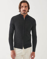 Merino Full Zipper Mockneck Sweater