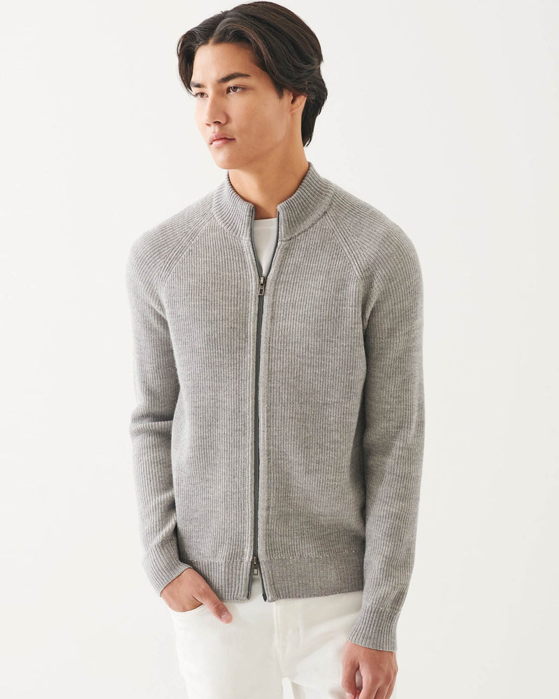 Full Zip Mock Top