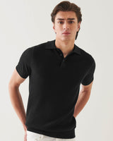 Short Sleeve Bubble Stitch Polo