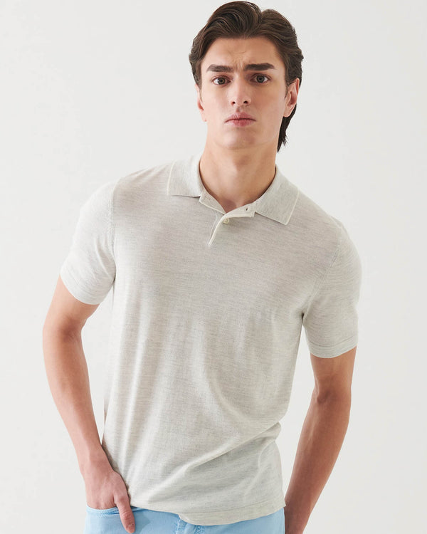 Short Sleeve Cotton Knit 14 Gauge Polo