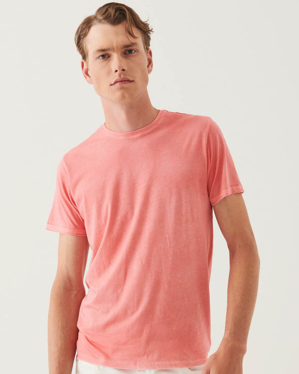 Short Sleeve Pima Spray Tee