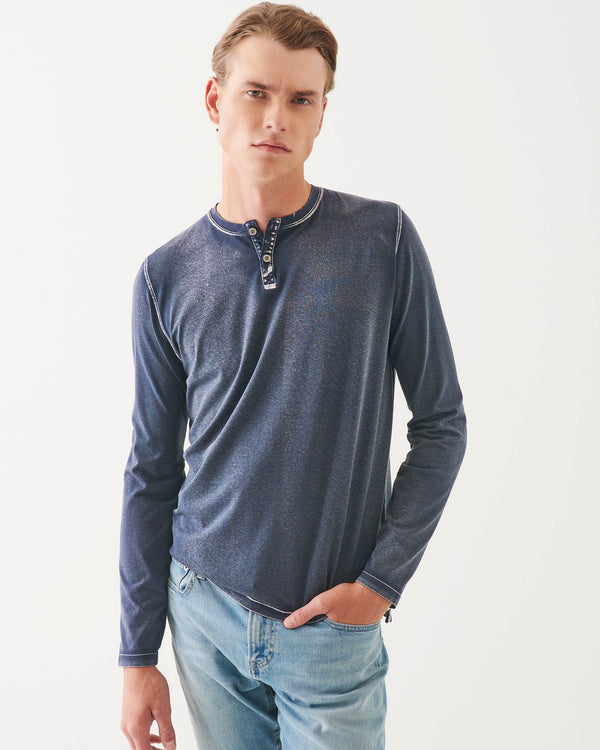 Long Sleeve Pima Vintage Henley