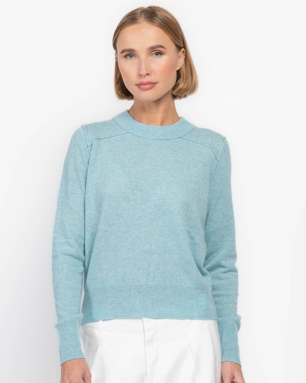 Cropped Reverse Seam Sweater