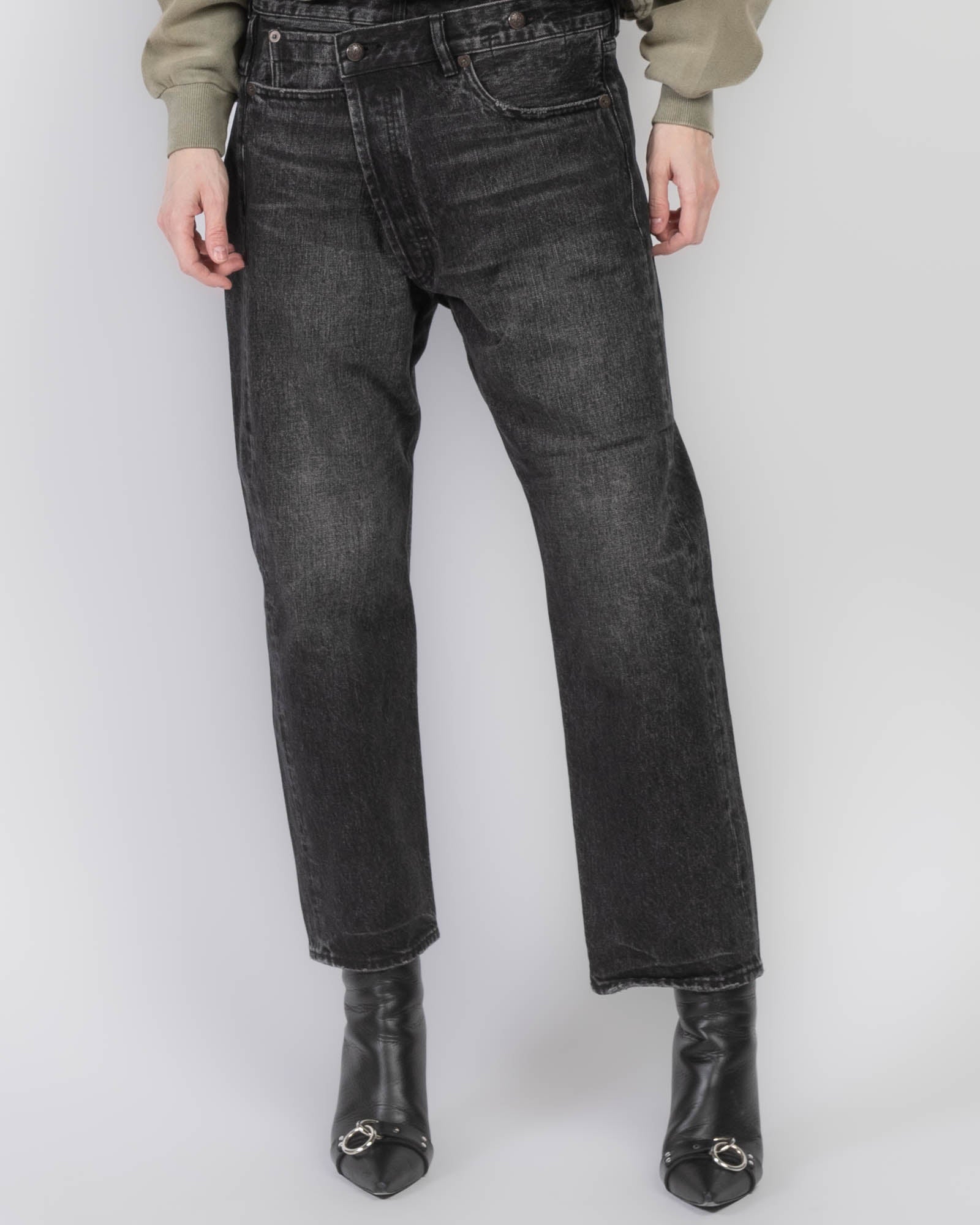 デニム・ジーパン R13 Woman Jeans Black R13W2048 D274A R13 Woman Jeans Black R13W2048 D274A