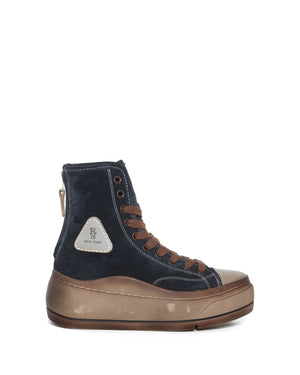 Baskets Kurt à 10 trous effet vieilli