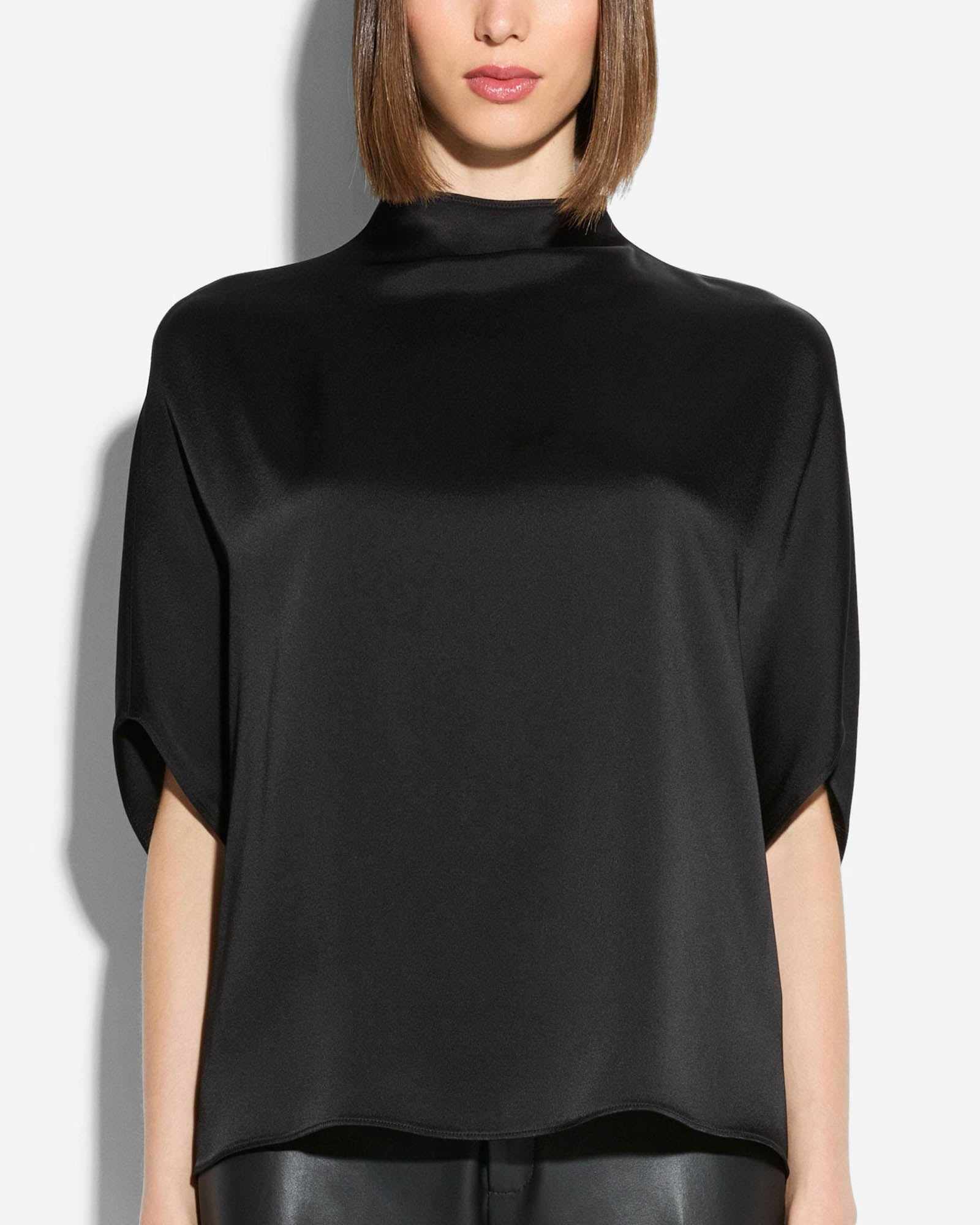 Satin Cape Tee