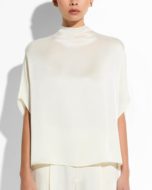 Satin Cape Tee